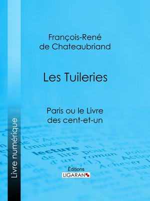 cover image of Les Tuileries